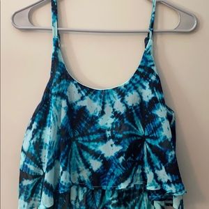 Tie dye maxi dress